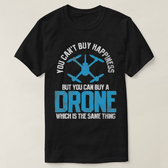 Drones Quadcopter Drone Racing  T-Shirt (Design Front)