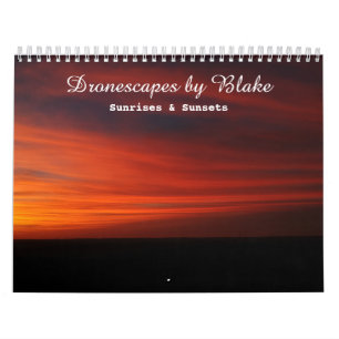 Dronescapes by Blake: Sunrises & Sunsets Calendar