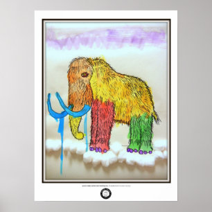 Drooly Mammoth Poster
