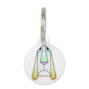 Droopy Bloodhound Personalized Dog Name Tag