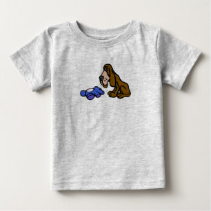 Droopy dog with toy baby T-Shirt