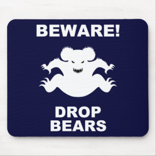 Drop Bears! Mouse Pad