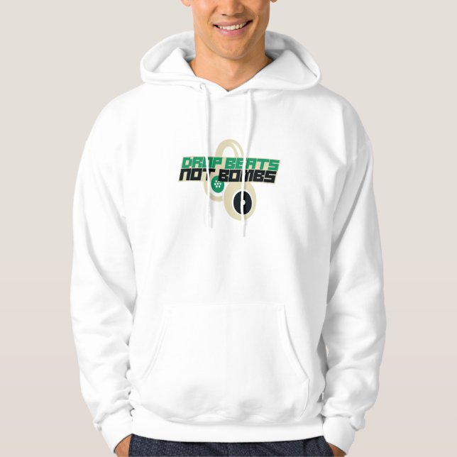 Drop Beats not Bombs Hoodie (Front)