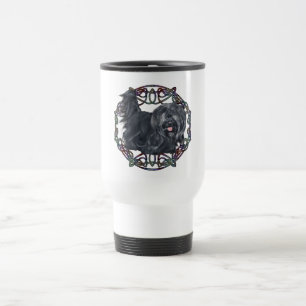 Drop Ear Skye Terrier on Travel Mug