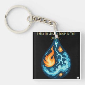 Drop in the Bucket Keychain
