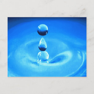 Drop of H2O Postcard