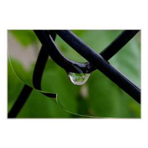 Drop of rain poster
