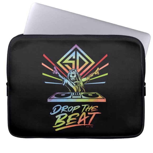 Drop the Beat: DJ Scooby-Doo Laptop Sleeve (Front)