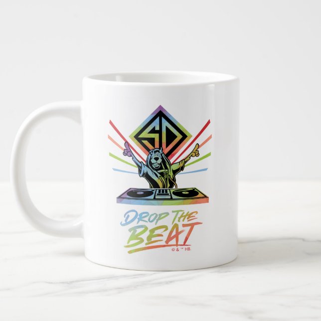 Drop the Beat: DJ Scooby-Doo Large Coffee Mug (Left)