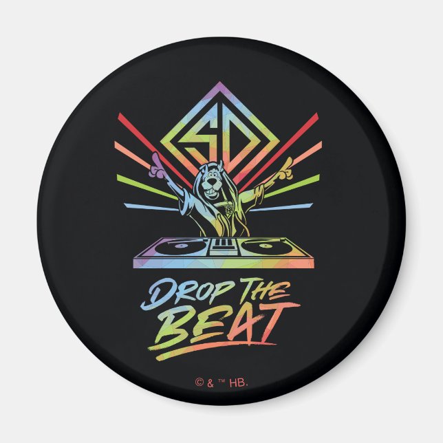 Drop the Beat: DJ Scooby-Doo Magnet (Front)