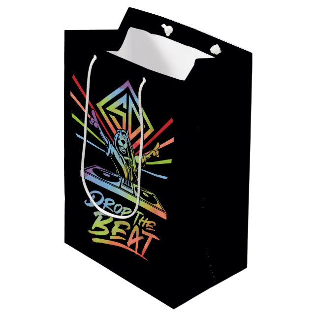 Drop the Beat: DJ Scooby-Doo Medium Gift Bag (Front Angled)
