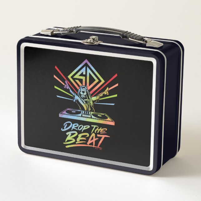 Drop the Beat: DJ Scooby-Doo Metal Lunch Box (Front)