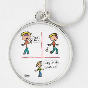 Drop The Mic Keychain