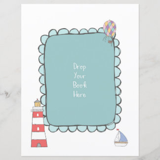Drop your book Sign Adventure Baby Shower