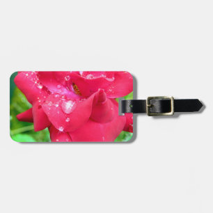 Droplets on Petals Luggage Tag
