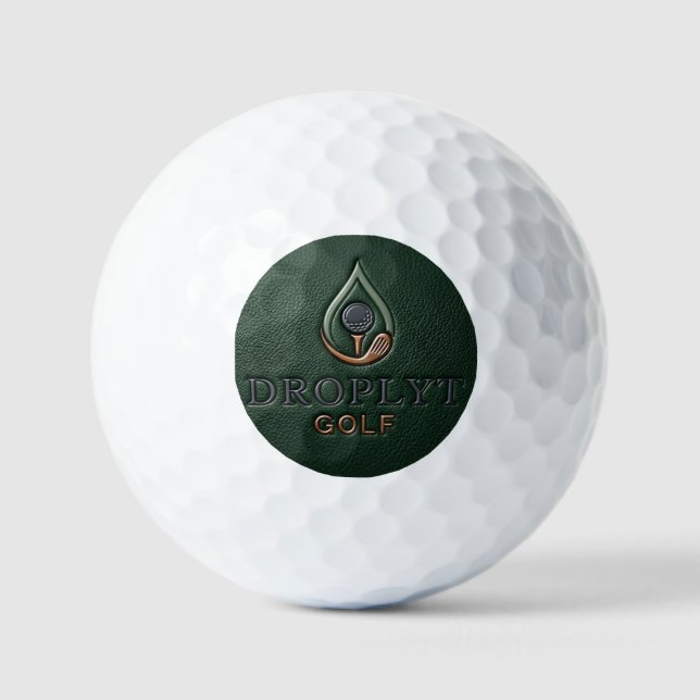 Droplyt Golf Heritage Green  Balls (Front)