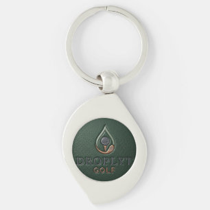Droplyt Golf Heritage Green  Keychain