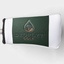 Droplyt Golf Rustic Green Putter Cover
