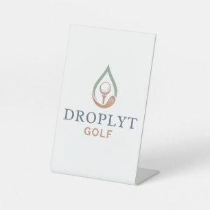 Droplyt Golf Signature Pedestal Sign