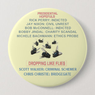 Dropping Like Flies: Update 4 Inch Round Button