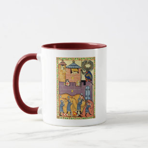 Dropping Rocks, 14th Century Codex Manesse Mug