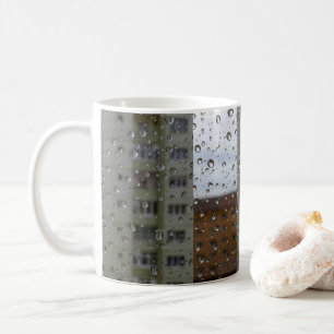 Drops of rain coffee mug
