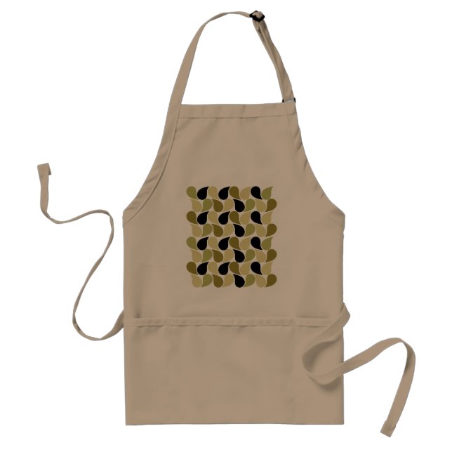 Drops Pattern custom apron - choose style, colour (Front)