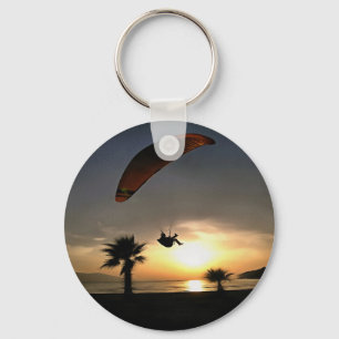 Dropzone At Dusk Keychain