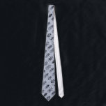 Drosophila Fruit Fly Genetics - mutants - Grey Tie<br><div class="desc">Classic grey necktie with illustration of drosophila mutants with well known markers!  How crazy is that?</div>