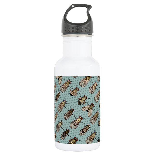 Drosophila mutants 532 ml water bottle (Front)