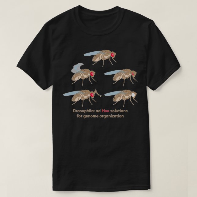 Drosophila Mutations Ad Hox Solutions for Genome O T-Shirt (Design Front)
