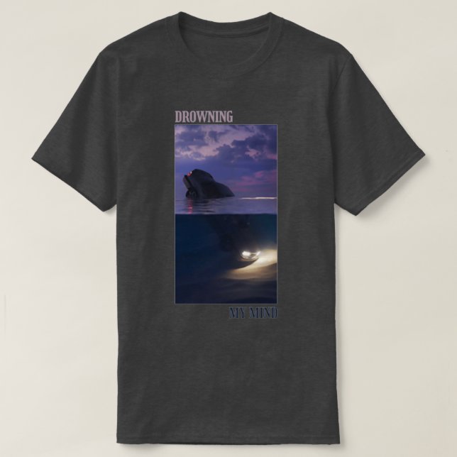Drowning my Mind Capsule Mood T-Shirt (Design Front)