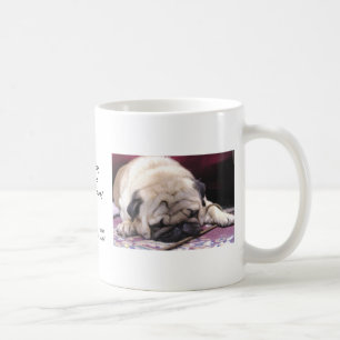 Drowsy Pug Coffee Mug