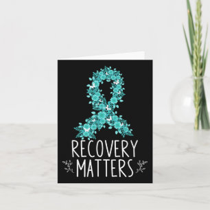 Drug Alcohol Recovery S Addiction Awareness Ribbon Card