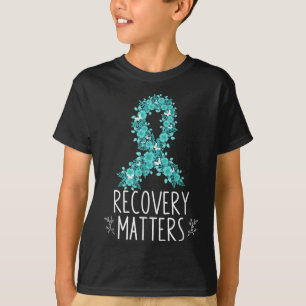Drug Alcohol Recovery S Addiction Awareness Ribbon T-Shirt