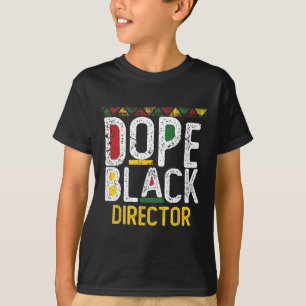 Drug Black Director Black History Month T-Shirt