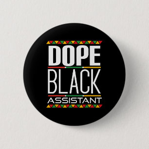 Drug Black Istant Black History Month 2 Inch Round Button