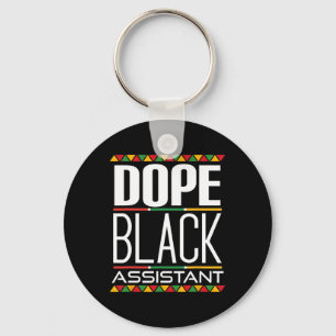 Drug Black Istant Black History Month Keychain