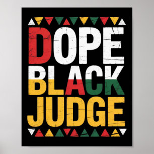 Drug Black Judge Black History Month  Poster