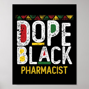 Drug Black Pharmacist Black History Month Poster