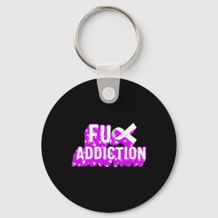 Drug Overdose Awareness Addiction Ribbon Drug Addi Keychain