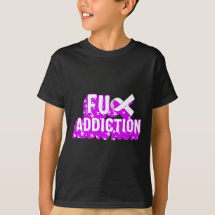 Drug Overdose Awareness Addiction Ribbon Drug Addi T-Shirt