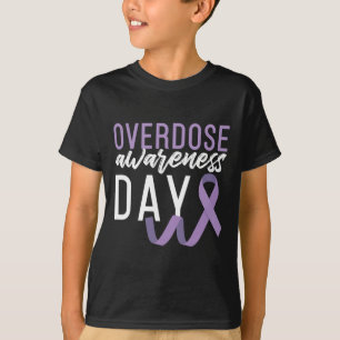 Drug Overdose Awareness Day Recovery Sober Sobriet T-Shirt