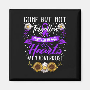Drug Overdose Awareness Gone But Not Forgotten Rib Magnet