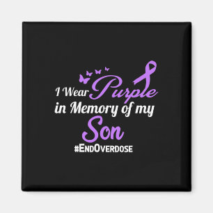 Drug Overdose Awareness Memory Magnet