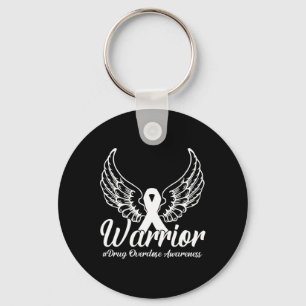 Drug Overdose Awareness Purple Wing  Keychain