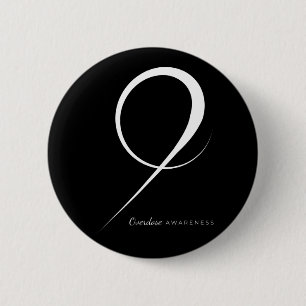 Drug Overdose Awareness Ribbon  2 Inch Round Button
