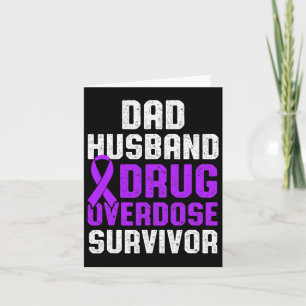Drug Overdose Awareness Warrior Survivor 10  Card