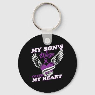 Drug Overdose Awareness Warrior Survivor 10  Keychain