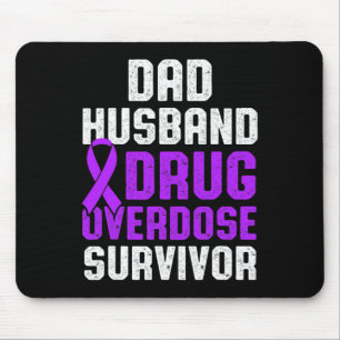 Drug Overdose Awareness Warrior Survivor 10 Mouse Pad